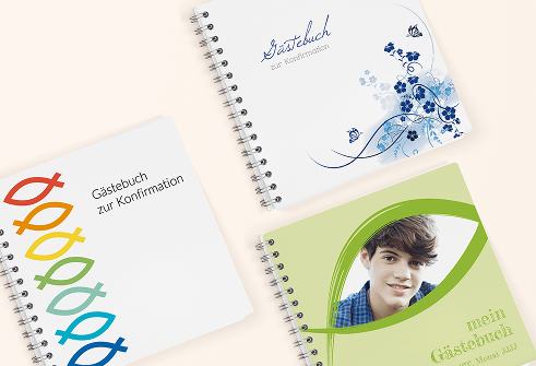 Gästebuch-Designs zur Konfirmation