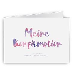 Texte und Sprüche für Ihre Konfirmationskarten