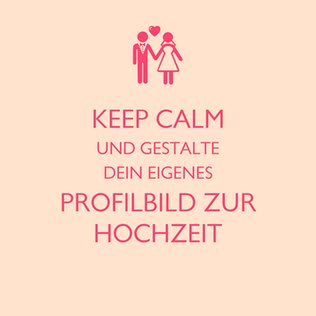 Keep Calm Widget von myprintcard