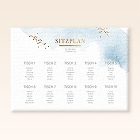 Sitzplan als Leinwand