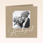 Hochzeitseinladung mit Foto