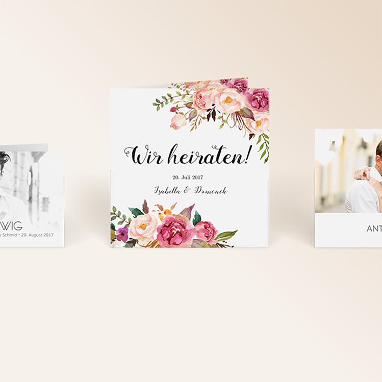 Hochzeitskarten von myprintcard