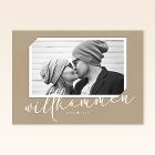 Willkommensschild mit Foto