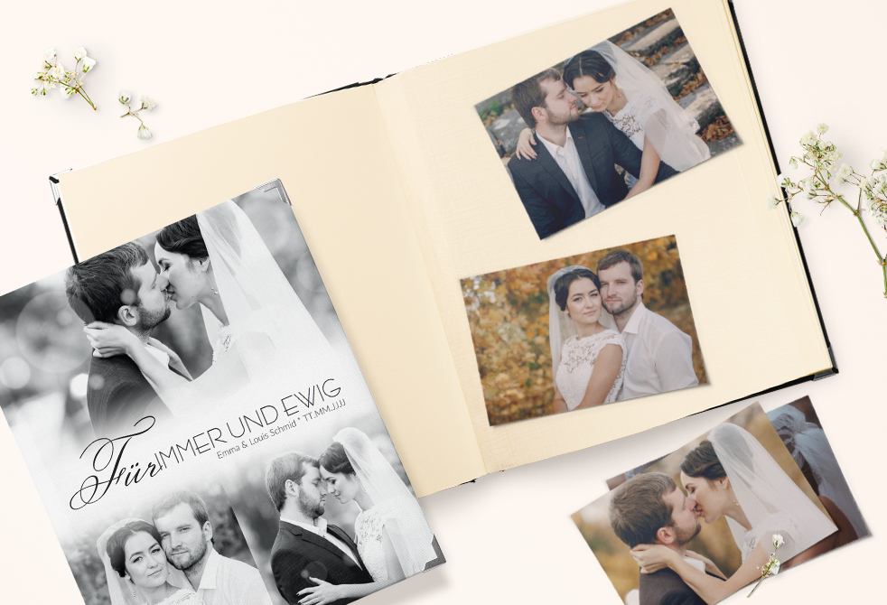 Hochzeitsalbum online gestalten von myprintcard