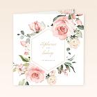 Florale Hochzeitseinladung