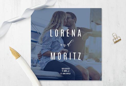 Hochzeitseinladungen im modernen Design