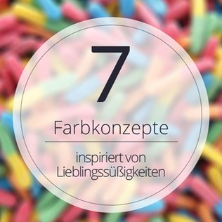 7 Farbkonzepte für die Hochzeit inspiriert von Süßigkeiten.  7 Farbkonzepte für die Hochzeit inspiriert von Süßigkeiten.