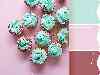 Farbkonzept in Rosa und Mint - inspiriert von Cupcakes