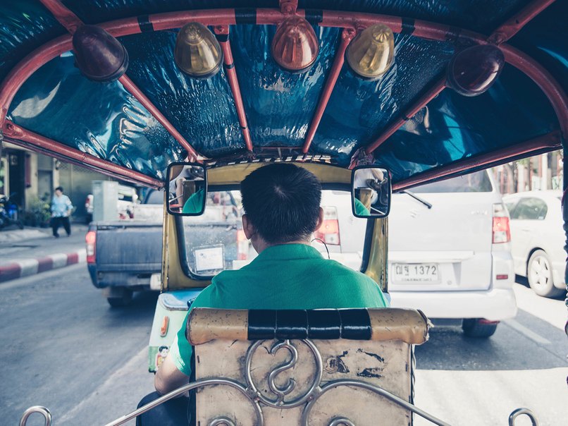 TukTuk-Fahrer in Bangkok TukTuk-Fahrer in Bangkok