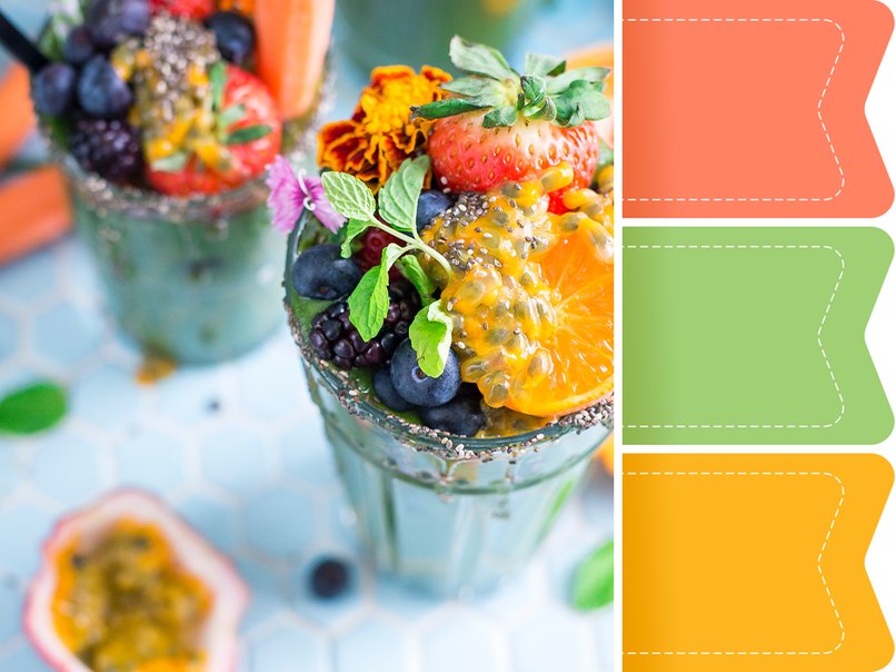 Hochzeitsfarben inspiriert von Cocktails