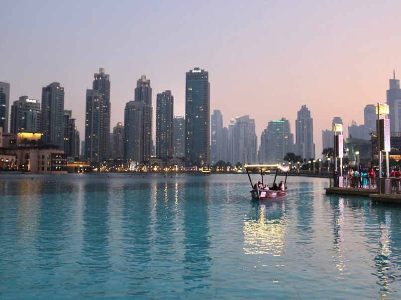 Romantik in den Flitterwochen in Dubai.