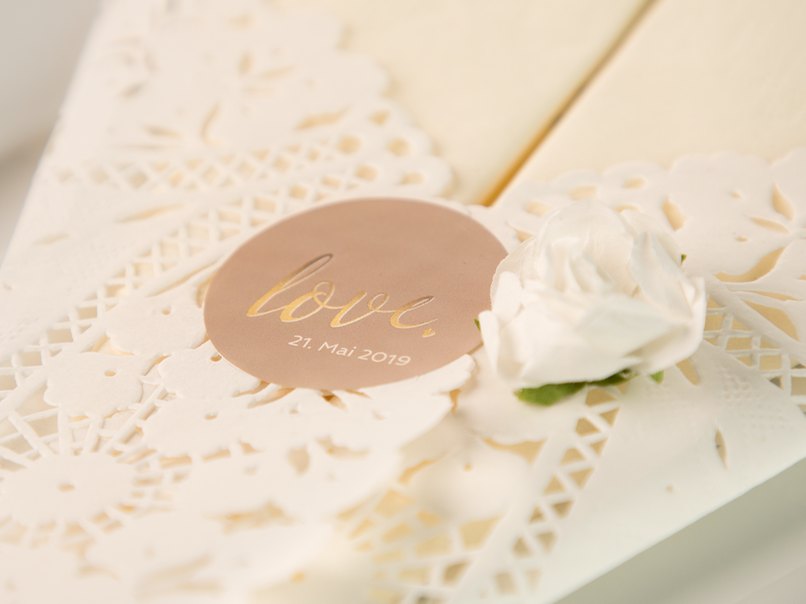 Aufkleber für die Hochzeit braun Aufkleber für die Hochzeit braun