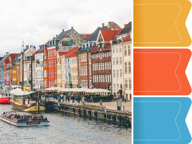 Hochzeitsfarben in Orange, Gelb und Blau