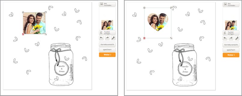 Euer Foto könnt ihr ganz einfach mit wenigen Mausklicks hochladen