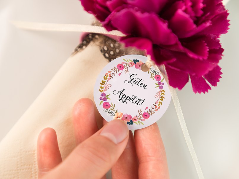 Geschenkanhänger - Guten Appetit