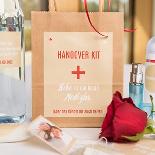 Ein Hangover-Kit macht müde Gäste wieder munter Ein Hangover-Kit macht müde Gäste wieder munter