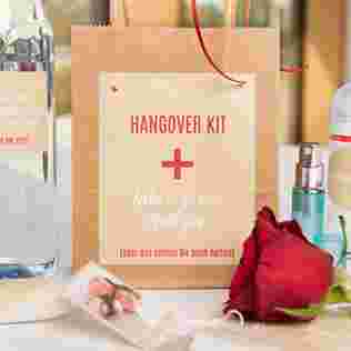 Ein Hangover-Kit macht müde Gäste wieder munter