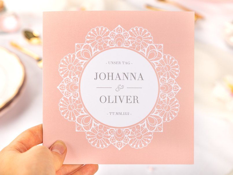 Die Papeterie ist farblich aufeinander abgestimmt