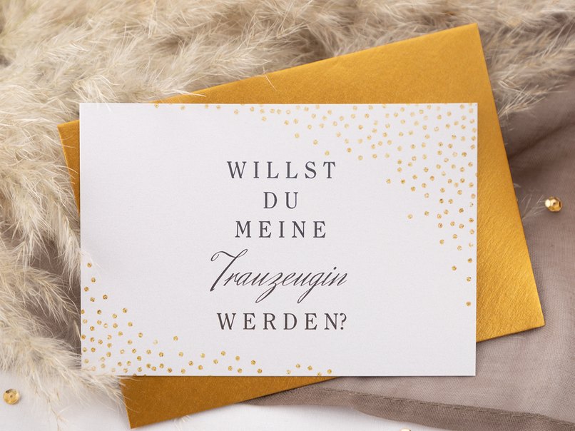 Eine wichtige Entscheidung ist die Wahl der Trauzeugin