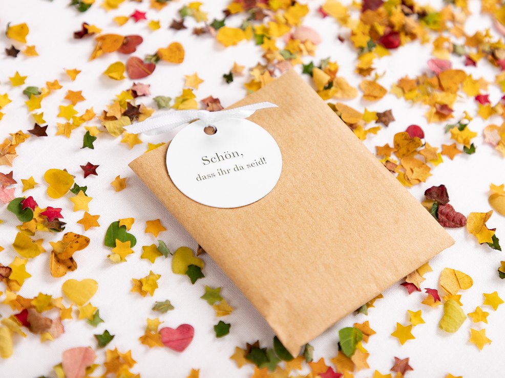 Konfetti kann man einfach und fast kostenlos selber machen