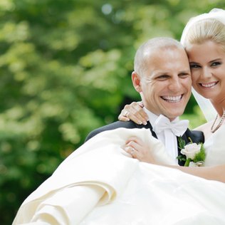 Brautpaar Green Wedding