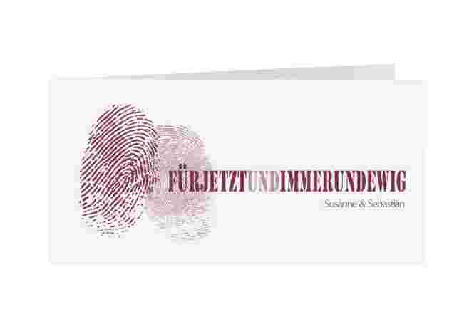 Einladungskarte Hochzeit Kollektion Messina 
