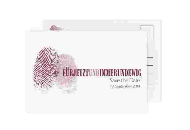 Save the Date-Karte Hochzeit Kollektion Messina
