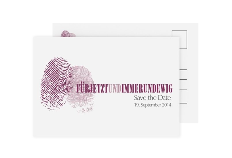 Save the Date-Karte Hochzeit Kollektion Messina