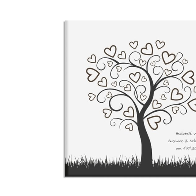 Wedding-Tree Leinwand