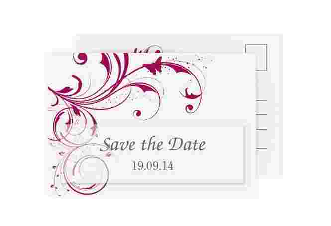 Save the Date-Karte Hochzeit Kollektion Palma