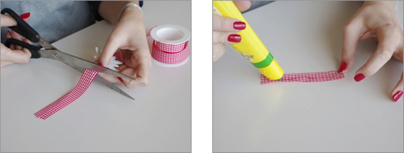 Karoband zuschneiden