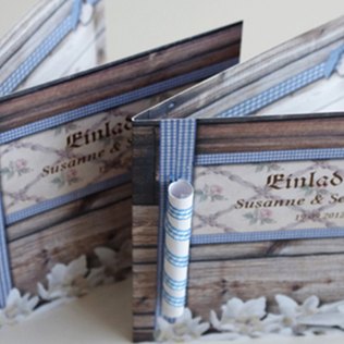 Einladungskarte bayerische Hochzeit