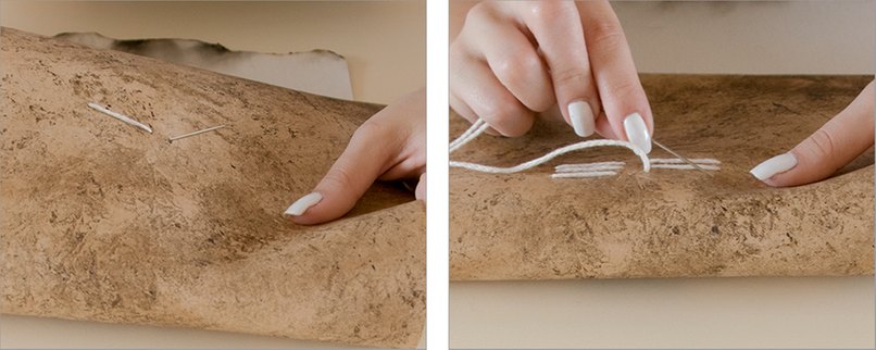 Schritt 17 & 18: Führen Sie die Stickerei mit einem Webstich fort und wiederholen sie jenen Schritt beliebig oft. Bastelanleitung 09