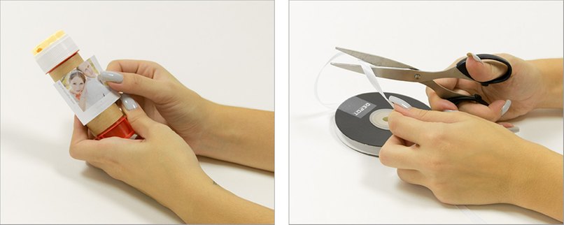 mit personalisiertem Etikett verzieren