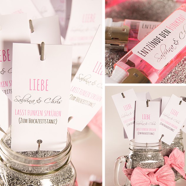 Hochzeitswunderkerzen - Der Funke der Liebe Hochzeitswunderkerzen