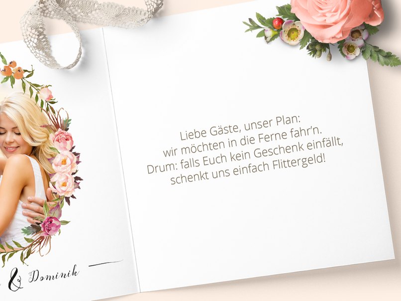 Hochzeitseinladungen sprüche Schöne Sprüche