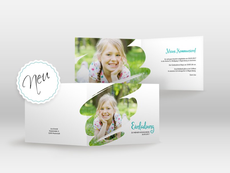 Primavera ist neu bei den Kommunionseinladungen. Primavera ist neu bei den Kommunionseinladungen.