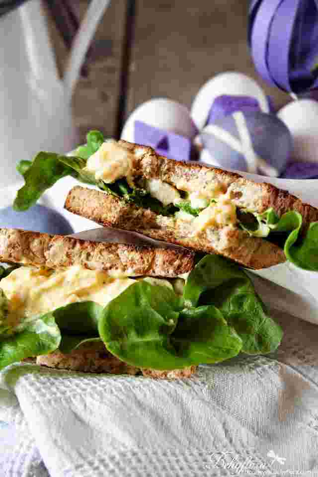 Egg Salad Sandwich als Rezept für Ostern