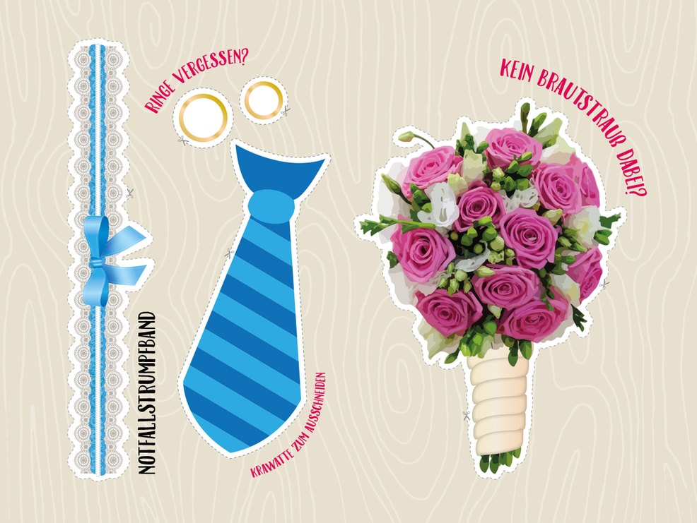 Das Notfallset für die Hochzeit rettet den Großen Tag