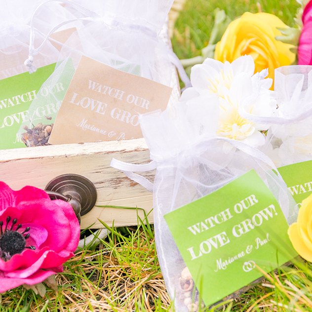 Liebvoll und Frühlingshaft - Seedbombs! Seedbombs für die Hochzeit