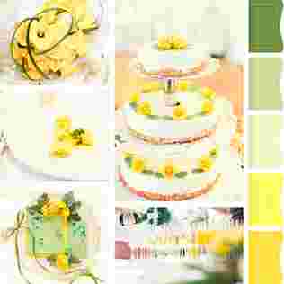 Ein sommerliches Farbkonzept mit der Hochzeitsfarbe Gelb