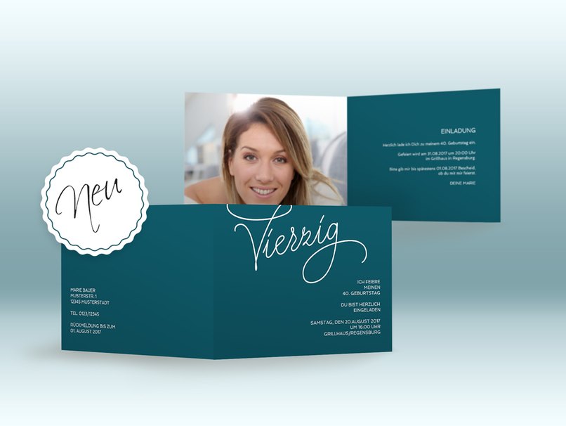 Es geht auch anders - Schwungvoll, schlicht und elegant.