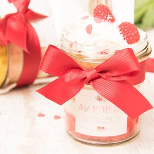 Kuchen im Glas zum Muttertag