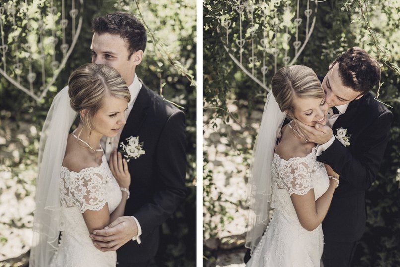 Zeigt auch auf den Hochzeitsfotos, dass Ihr verliebt seid