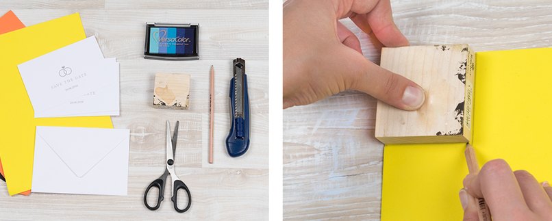 Wir messen mit Hilfe des Holzblocks die Größe des benötigen Moosgummi aus und zeichnen sie an. Wir messen mit Hilfe des Holzblocks die Größe des benötigen Moosgummi aus und zeichnen sie an.