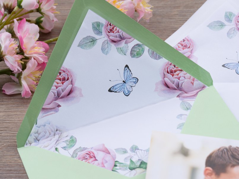 Ein echter Hingucker dieses selbstgemachte Kuvertinnenfutter