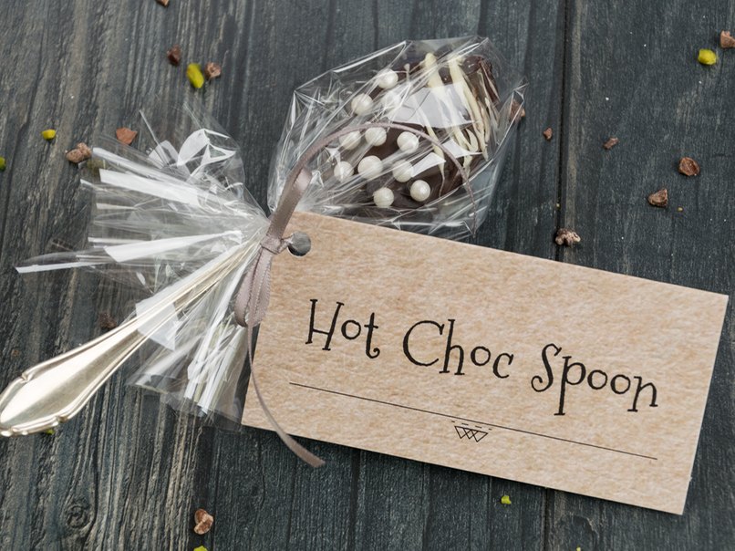 Heiße Schokolade am Stiel, Bastelanleitung