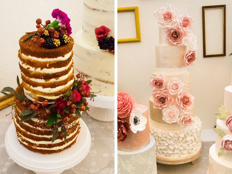 Naked Cakes sind auch 2017 noch voll im Trend! Naked Cakes und Ruffle Torten