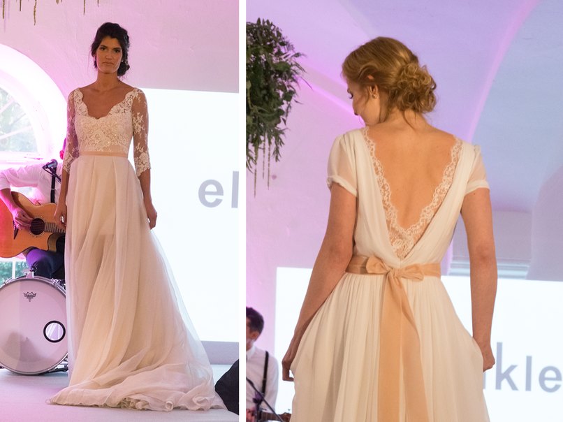 Fließende Stoffe und edle Satinbänder... Fließende Stoffe und edle Satinbänder...