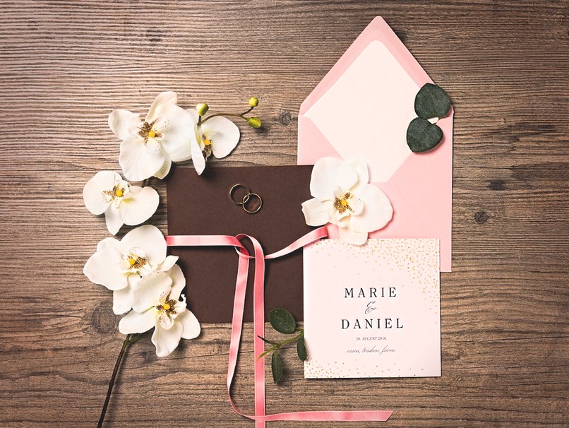 Hochzeitseinladung zur rustikalen Herbsthochzeit